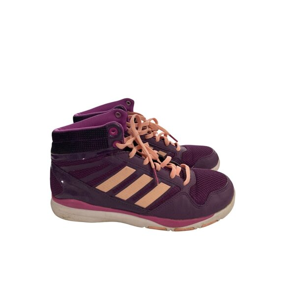 Adidas 047293 Women's Size 6 Purple Pink Mesh High-Top Sneakers shoes - Picture 5 of 8